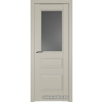 Межкомнатная дверь ProfilDoors 67U L 60x200 (шеллгрей/стекло графит)