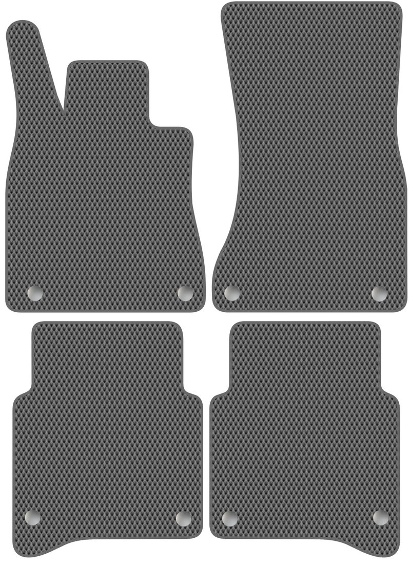 

Комплект ковриков для авто Alicosta Mercedes-Benz S-Class VII (седан / W223) 2021 - Н.В. (серый, ромб)