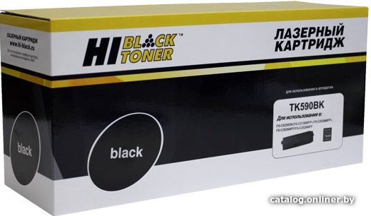 Картридж Hi-Black HB-TK-590BK (аналог Kyocera TK-590K)