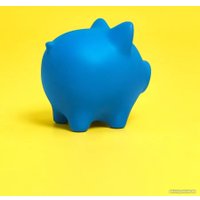 Копилка для денег PIG BANK свинка-копилка M (синий)