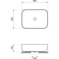 Умывальник Wellsee Preen 329704000