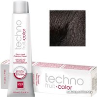 Крем-краска для волос AlterEgo TechnoFruit Color 4/7 каштановый коричневый