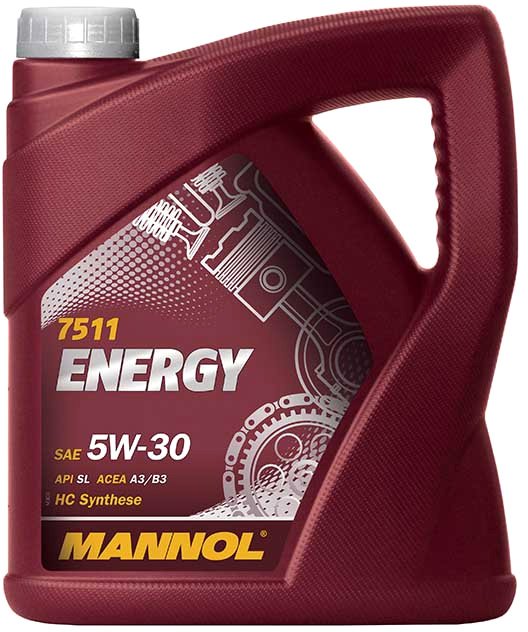 

Моторное масло Mannol Energy 5W-30 API SL 4л