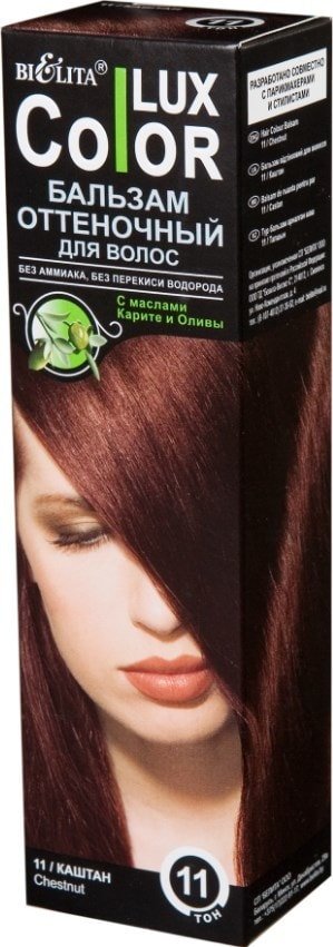 

Оттеночный бальзам Belita Color Lux 11 каштан