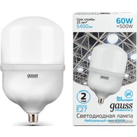 Светодиодная лампочка Gauss Elementary LED T160 E27 60W 5400lm 63226