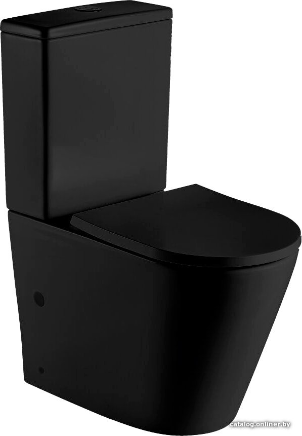 Унитаз напольный Gid Tr2179BL (черный глянцевый)