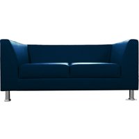Софа Brioli Дедрик двухместный (экокожа, L18 синий)