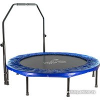 Батут Atlas Sport для фитнеса 122 см (синий, с ручкой)