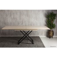 Стол-трансформер Levmar Cross D68/S53 (дуб шамони светлый/черный)