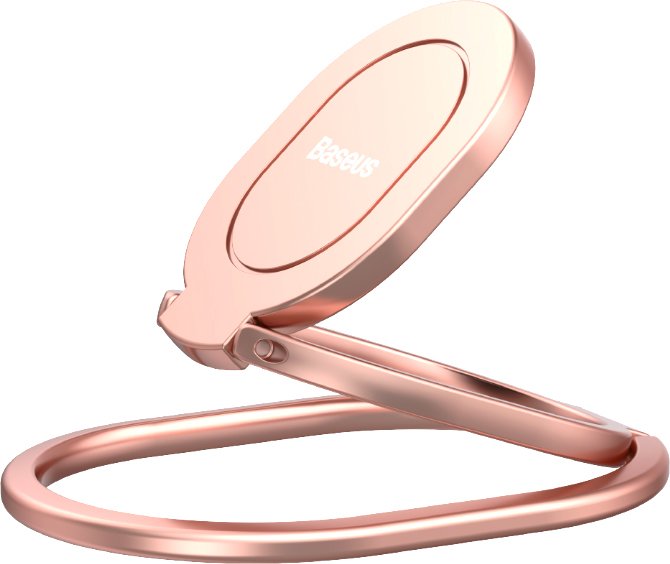 

Накладка-держатель Baseus Rails Phone Ring Stand/Holder (розовое золото)