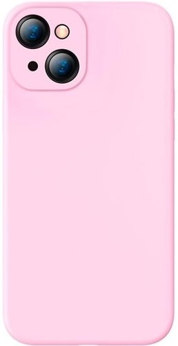 Чехол для телефона Baseus Liquid Silica Gel Protective для iPhone 13 (розовый)
