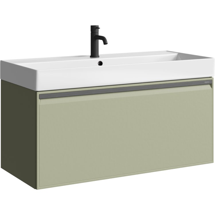 

Aqwella Тумба с умывальником Pure PUR0110SH+4610119205164