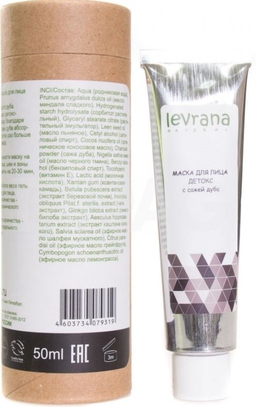 

Levrana Детокс с сажей дуба (50мл)