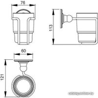 Стакан для зубной щетки и пасты Timo Nelson 150031/00