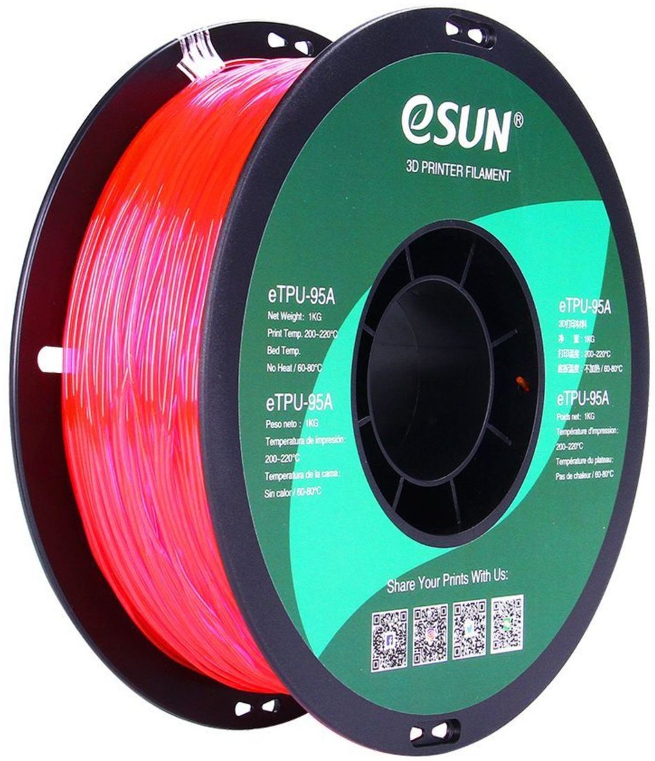 

Пластик eSUN eTPU-95A т0030664 (1.75мм, 1кг, розовый прозрачный)