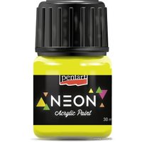 Акриловая краска Pentart Neon 30 мл (желтый)
