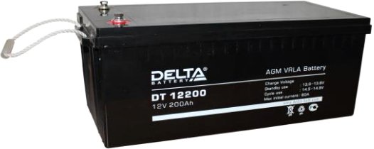 

Аккумулятор для ИБП Delta DT 12200 (12В/200 А·ч)
