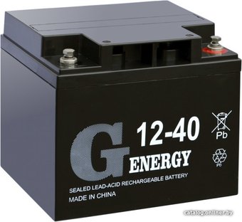Аккумулятор для ИБП G-Energy 12-40 (12В/40 А·ч)