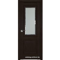 Межкомнатная дверь ProfilDoors 2.88XN L 60x200 (дарк браун, стекло square матовое)