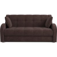 Диван Мебель-АРС Аккордеон Барон НПБ 180x200 (велюр молочный шоколад НВ-178/13)