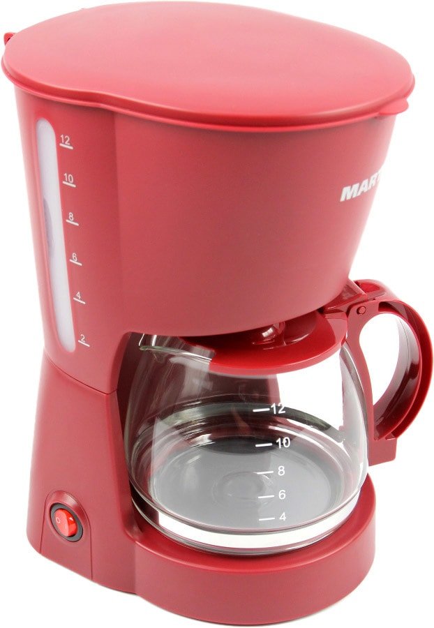 

Капельная кофеварка Marta MT-2118 (бордовый гранат)