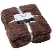 Плед Casa Conforte Nordika 200x220 6152079 (коричневый)