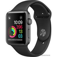 Умные часы Apple Watch Series 1 42mm Space Gray with Black Sport Band [MP032]