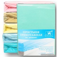 Простыня Альвитек Трикотажная на резинке 160x200x20 ПТР-М-160 (ментол)