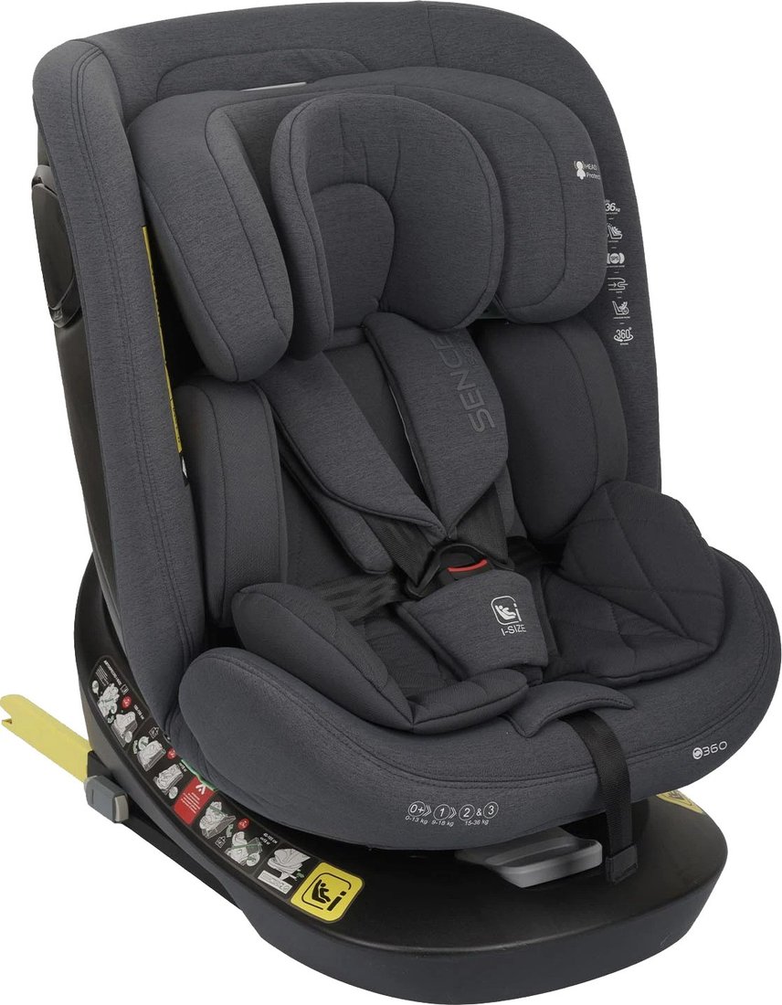 

Детское автокресло Indigo Sence Isofix I-Size 0+1+2+3 (серый)
