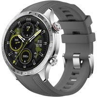 Умные часы HONOR Watch 5 Pro (серебристый, с серым силиконовым ремешком, китайская версия)