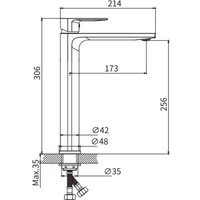 Умывальник Lauter 21518-1 + Reef 21CK8678C