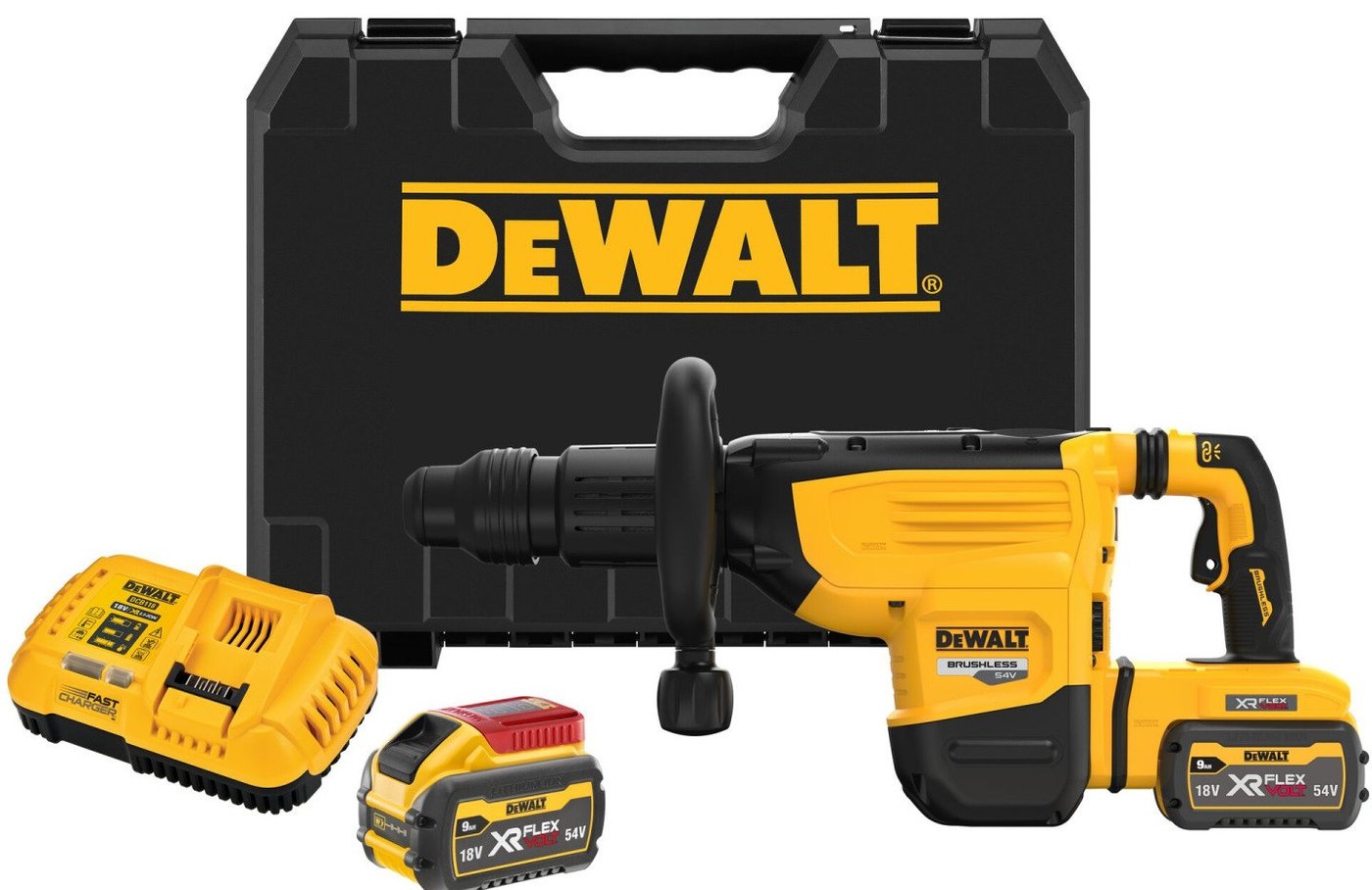 Перфоратор DeWalt DCH892X2 (с 2-мя АКБ, кейс)