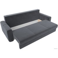 Диван Лига диванов Лига-031 121258 (велюр серый)