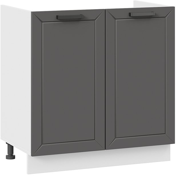 

Шкаф напольный Трия Лорас 1Н8М (белый/холст вулкан)