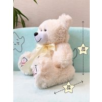 Классическая игрушка Sun&Rain Медведь Тед 30см (светлый латте)