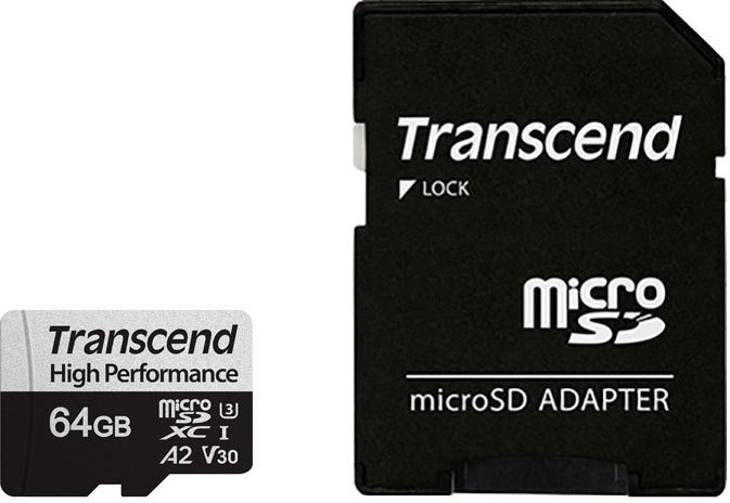 

Карта памяти Transcend microSDXC 330S 64GB (с адаптером)