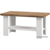 Журнальный столик Неман мебель Тиволи МН-035-20 (белый структурный/дуб стирлинг)