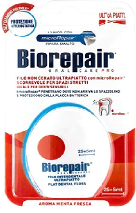 

Зубная нить Biorepair Filo Non Cerato Ultrapiatto 30 м