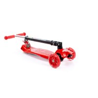 Двухколесный детский самокат Полесье Со складной ручкой 0072C 94414 (красный/черный)