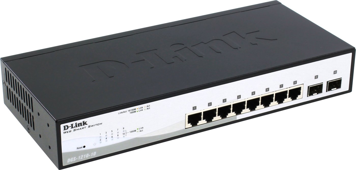 

Настраиваемый коммутатор D-Link DGS-1210-10/С1A