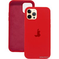 Чехол для телефона EXPERTS Silicone Case для Apple iPhone 12/12 Pro (красный)
