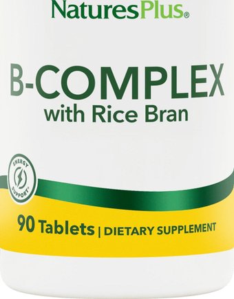 Комплекс NaturesPlus B-Complex with Rice Bran (90 таблеток)