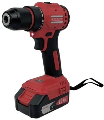 

Дрель-шуруповерт Felisatti FT1902 (с 2-мя АКБ, кейс)