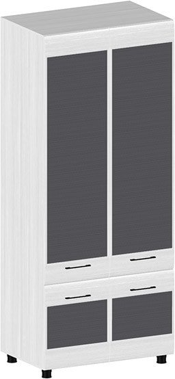 

Шкаф распашной Лером Камелия ШК-2602-СЯ-Г (снежный ясень/серая вставка)