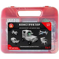 Металлический конструктор Десятое королевство Для уроков труда 5 в 1 №2 02455