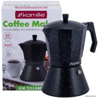 Гейзерная кофеварка Kamille KM 2514MR