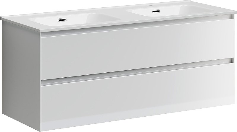 

Sancos Тумба под умывальник Cento CN120-2W (белый глянец)