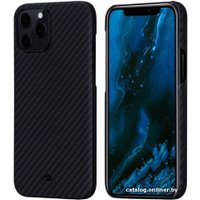 Чехол для телефона Pitaka MagEZ для iPhone 12 Pro Max (twill, черный/серый)