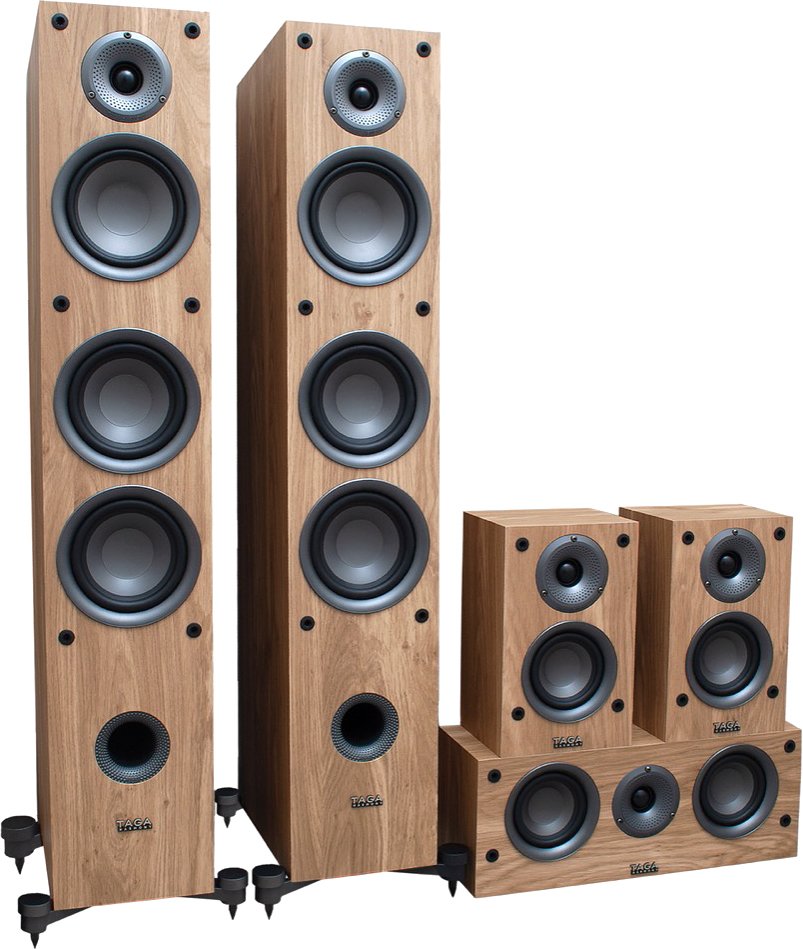 

Комплект акустики Taga Harmony TAV 5.0: TAV-507F + C + S (дуб)