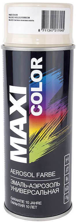 

Эмаль Maxi Color 400мл RAL1015